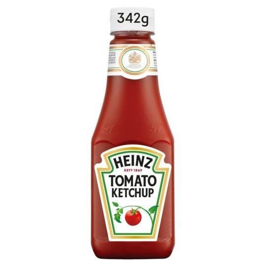 LOT DE 4 - HEINZ- Tomato ketchup - 342 g