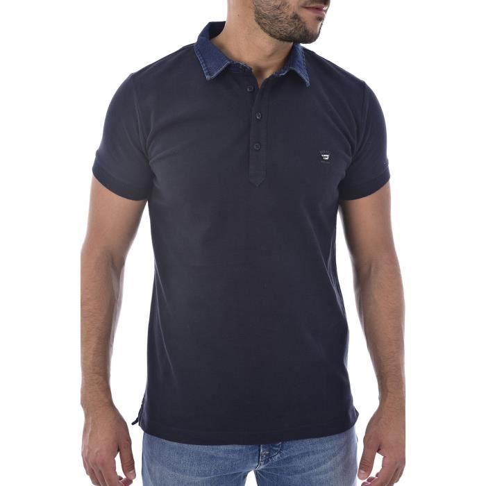 DIESEL Polo Basileus OOSFVG Bleu Marine Homme