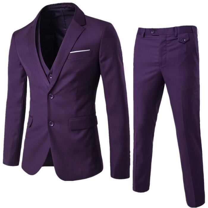 Veste homme Veste Homme Lot de 3 Veste décontracté Veste Trois pièces Veste Hommes Vêtement Masculin