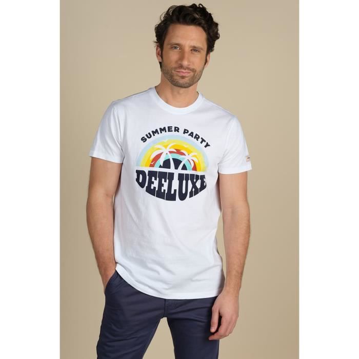 DEELUXE T-shirt imprimé logo PARTY White