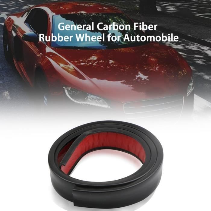 Fibre de carbone élargissant le protecteur de garniture de sourcil de roue d'évasement d'aile de voiture 3.8CMx1.5CM