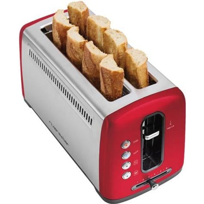 Riviera & Bar GP547A - Grille-pain - 2 Emplacements - rubis