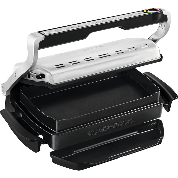 Tefal OptiGrill GC724D, Grill, Electrique, 800 cm², Aluminium, 2 année(s), 400 x 200 mm