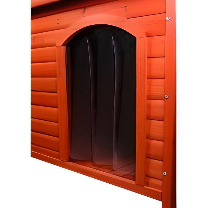 Porte en plastique pour niche Natura toit plat …