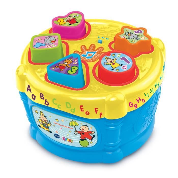 VTech Tambour Bumba en fer blanc 25 cm bleu/jaune