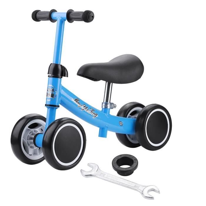 Mini Moto Scooter Vélo d'équilibre Balance pour bébé 1-2 ans (Bleu)