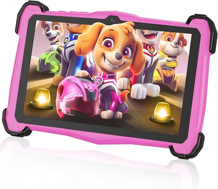 Tablette Enfant 10 Pouces Android 14 - 20 Go RAM, 128 Go ROM, Contrôle Parental, WiFi 6, Couleur Verte