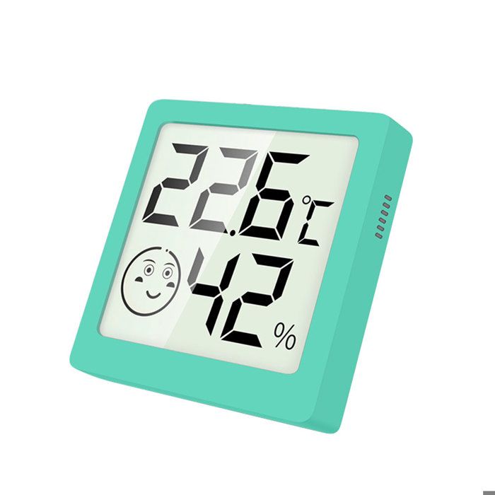 Thermomètre Numérique Hygrometre Grand cran Aimant Dadsorption Température Humidité M tre pour Int rieur Ext rieur Station vert