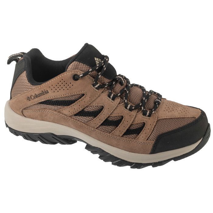 Columbia Columbia Crestwood - Chaussures de randonnée homme beige en suède semelle Omni-Grip