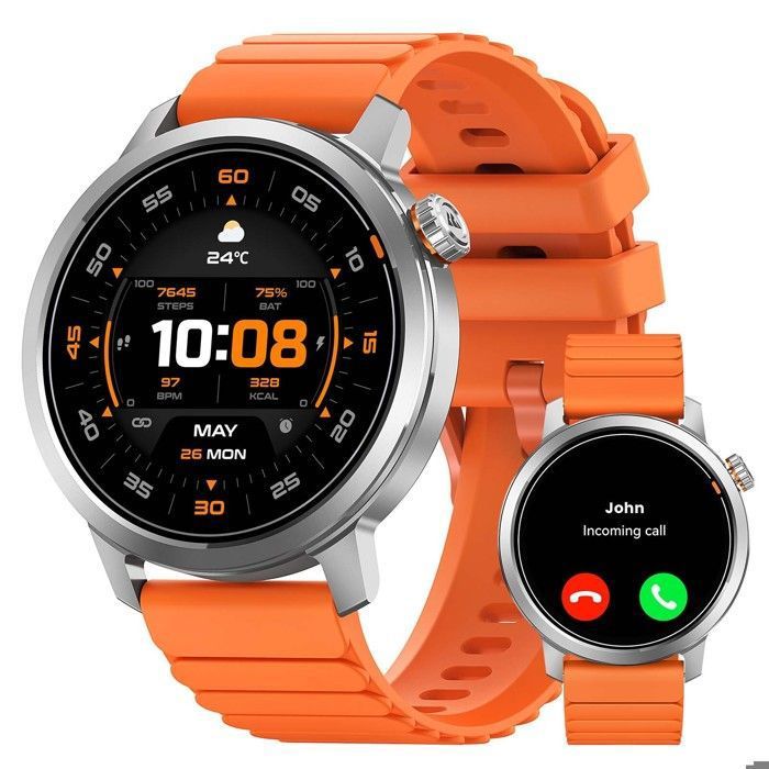 Montre Connectée homme femme SmartWatch KOSPET Orb integré IP68 1.43 Tracker dActivit Android iOS Samsung Xiaomi Iphone - vue 2