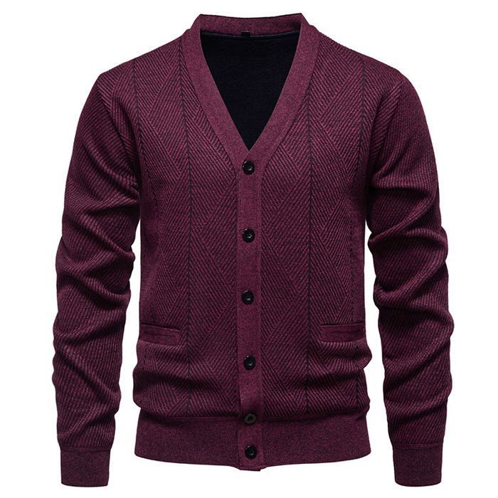 Gilet Pull Tricoté à Câbles J Khaki - Taille 5 - Rouge - Neuf Sans étiquette