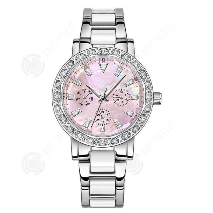 INN Montre pour femme 3,8 x 1,2 x 22 cm Étanche Affichage multi