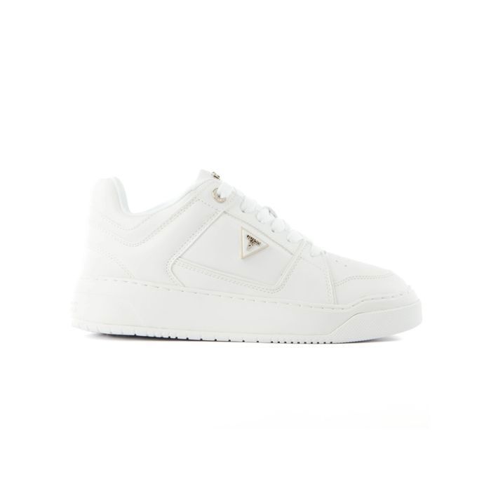Guess Basket Guess Femme Delove Blanc cuir