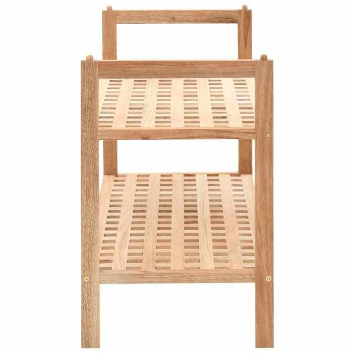 2026 dété®Cabinet Entrée Beige - Étagère à chaussures - style minimaliste - Bois de noyer massif 69x26x40cm 623 56183651