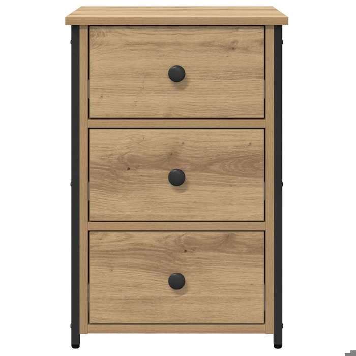 NEUF Table de nuit Meuble de chevet élégantePetite table dappoint Cabinet de chevet Marron 40 x 36 x 60cm Bois Recyclé Solide632