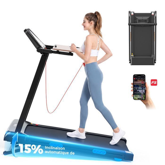 Tapis de course pliable - KZYNTH - KT-P5 - Inclinaison
