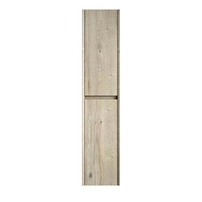 Armoire murale salle de bain - Hauteur 140 cm - Largeur 24 cm - Profondeur 30 cm - Contreplaqué multicouche