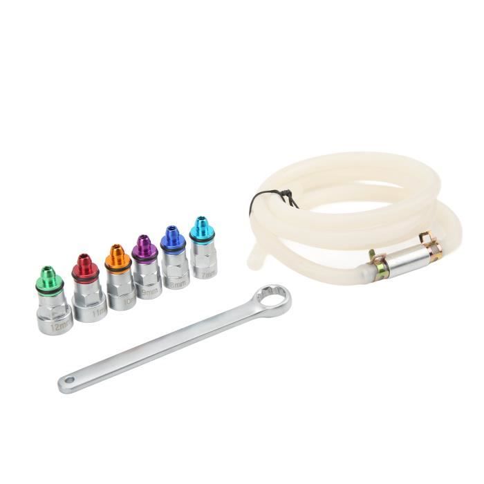 Kit De Purge De Frein - Tuyau Avec Clapet Anti-retour - Pour Voiture, Camion, Moto - Outil Professionnel D'entretien Hydraulique - 9