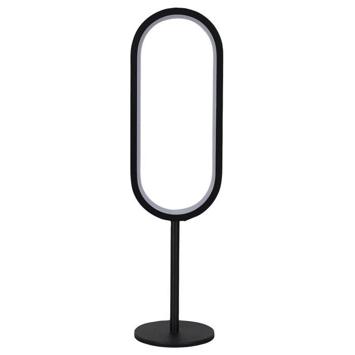 Lampe à poser led anneau 77 leds blanc chaud (H40 5cm) rechargeable USB