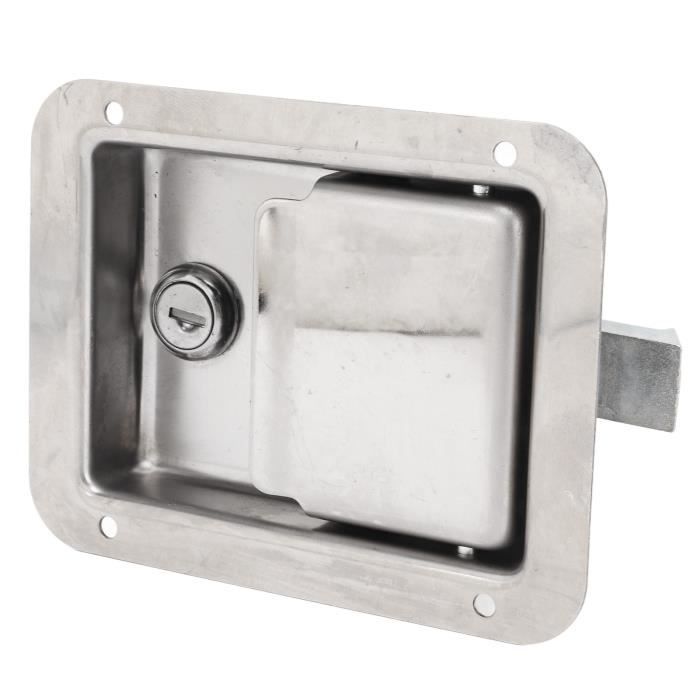 Ashata loquet de palette de camping-car Serrure de boîte à outils en