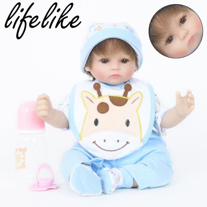 Poupée de bébé de Noël en silicone doux réaliste de 45CM Da-268 - Achat