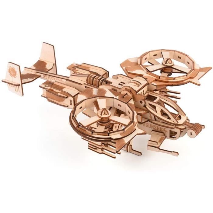 Robotime Avion 3D en bois Puzzle À faire soi-même Artisanat Assemblée tou cadeau enfants Kid