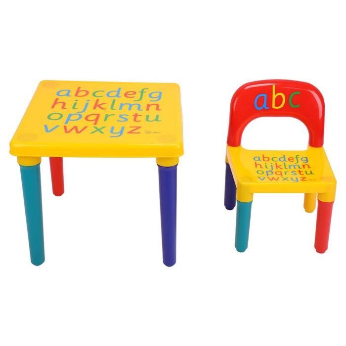 1 Ensemble Table Et Chaise Bebe En Plastique Diy Enfants Set Jouer Toddler Activite Interessant Enfant Etudejouet Chu Cdiscount Puericulture Eveil Bebe