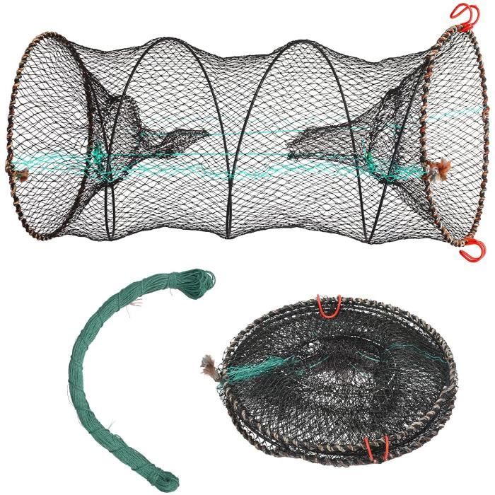 EJ.life Filet de pêche au piège à appât Filet de pêche à ouverture pliante  portable accessoire de cage à poisson piège à - Cdiscount Sport