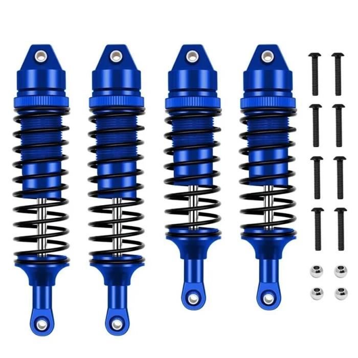 Jeu D'amortisseurs Avant/arrière Métal 1/10 Pour Traxxas Slash, Rustler, Stampede - Voiture RC