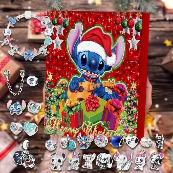 Calendrier De L'avent Bijoux Acier Inoxydable Calendrier De L'Avent Princesse 24 Jours - Cadeaux Accessoires Fille - Idéal Noël 3-10 Ans Calendrier De L'avent 2024 Fille