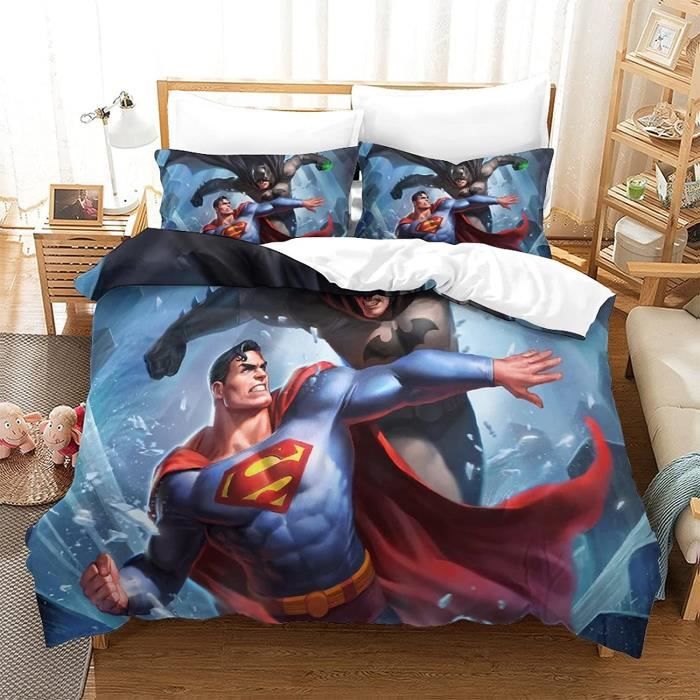 Housse de couette Superman Housse de couette 135x200cm[540] - Cdiscount