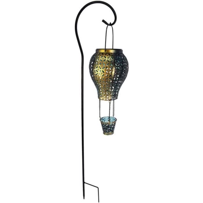 Crochet De Berger Réglable 120 Cm Fer Forgé - Pour Lanternes, Mangeoires, Décor Jardin Support Suspension Décorations