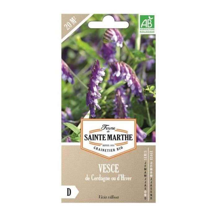 Comparer les prix de Mélange de graines - Ferme de Sainte Marthe - Vesce de Cerdagne ou d'hiver bio