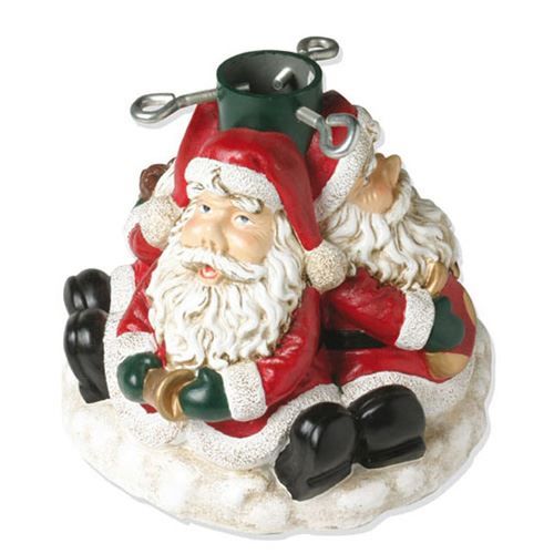 Pied de sapin Père noël - Résine - Rouge, blanc… - Achat ...