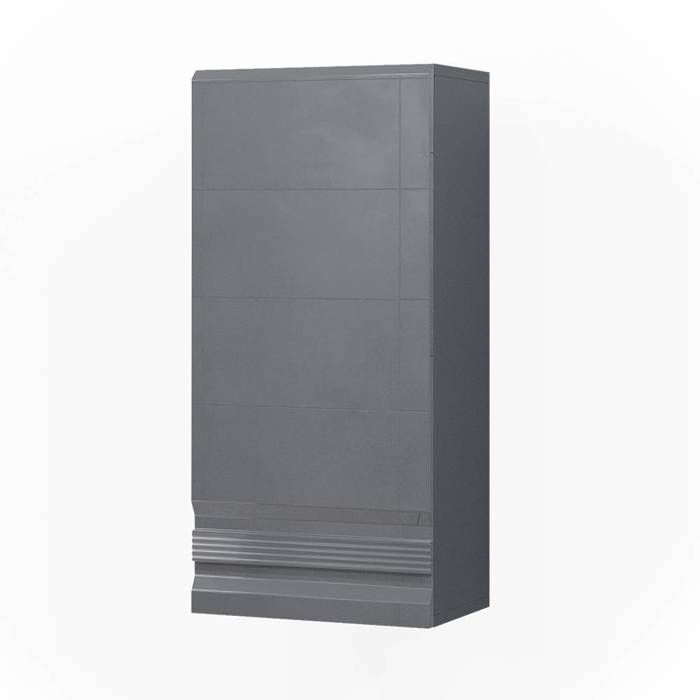 Armoire murale Fredd 36.4x77cm Anthracite Haute brillance Vicco 29928