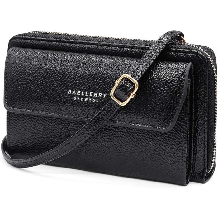 Sac T l phone Portable Femme Portefeuille PU Cuir Sacs Bandouli re