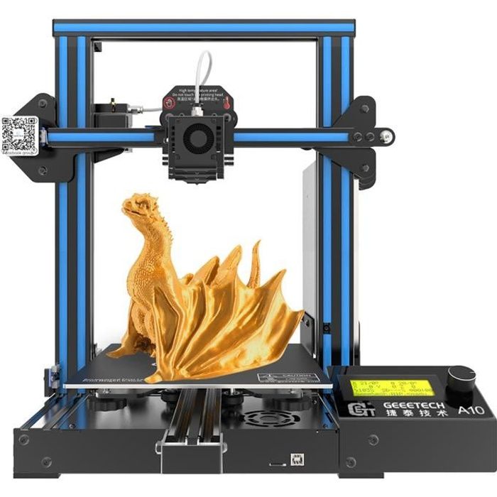 Imprimante 3d Maison Fdm Geeetech A10 220 X 220 X 260 Mm Prix