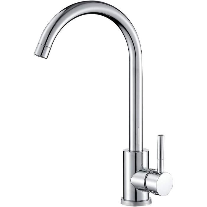 TEKA Robinet De Cuisine Monocommande, Bec Haut Rotatif à 360