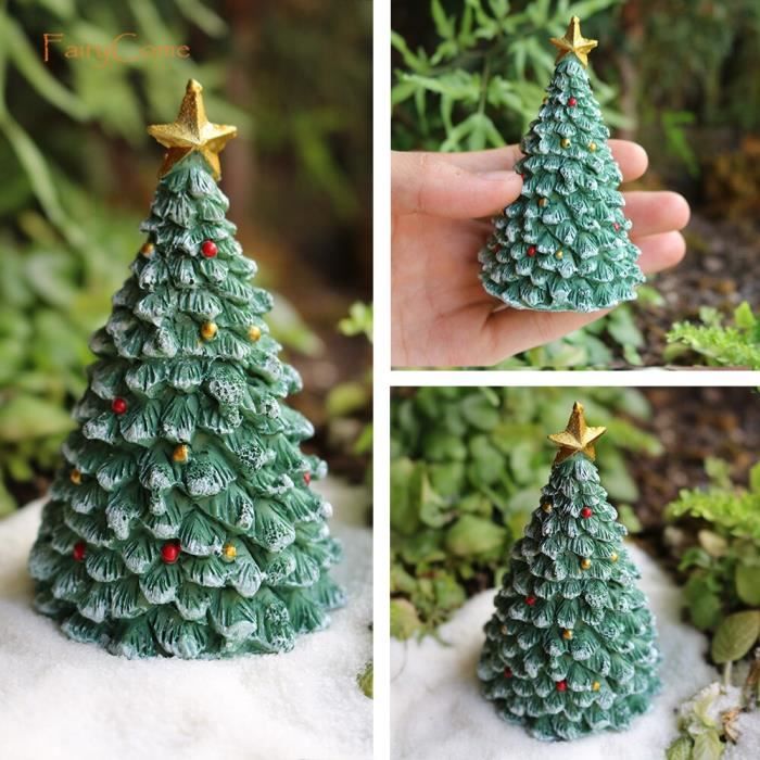 Couleur Sapin de Noël vert Boîte aux lettres Miniature de noël