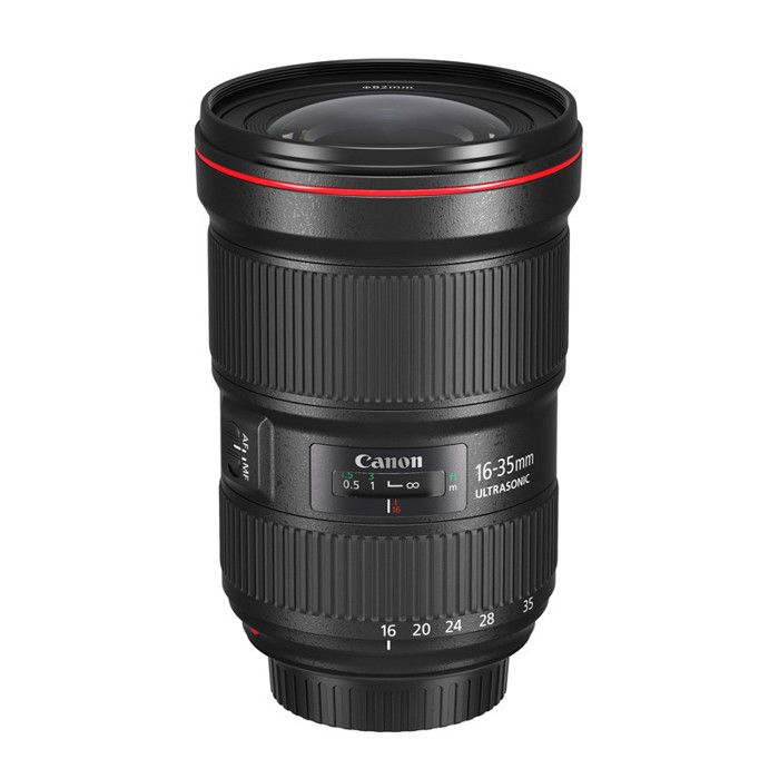 Objectif CANON EF 16-35 mm f/2.8 L III USM - Ouverture f/2.8 - Distance focale 16-35 mm - Poids 790 g