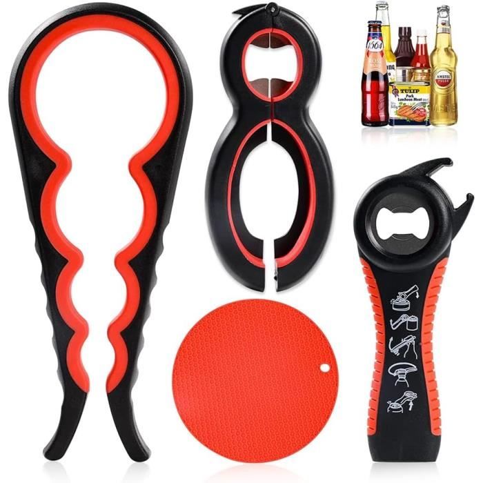 TIRE-BOUCHON,--Ouvre Boîte Manuel Réglable à La Main De Maman En Acier