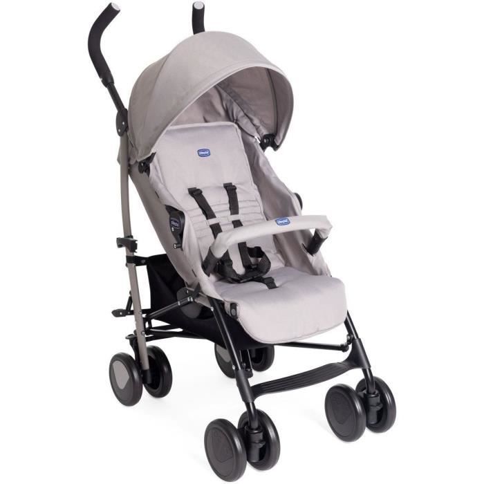 Poussette Canne Chicco Echo Lite 0-22 Kg – Dossier Inclinable, Léger