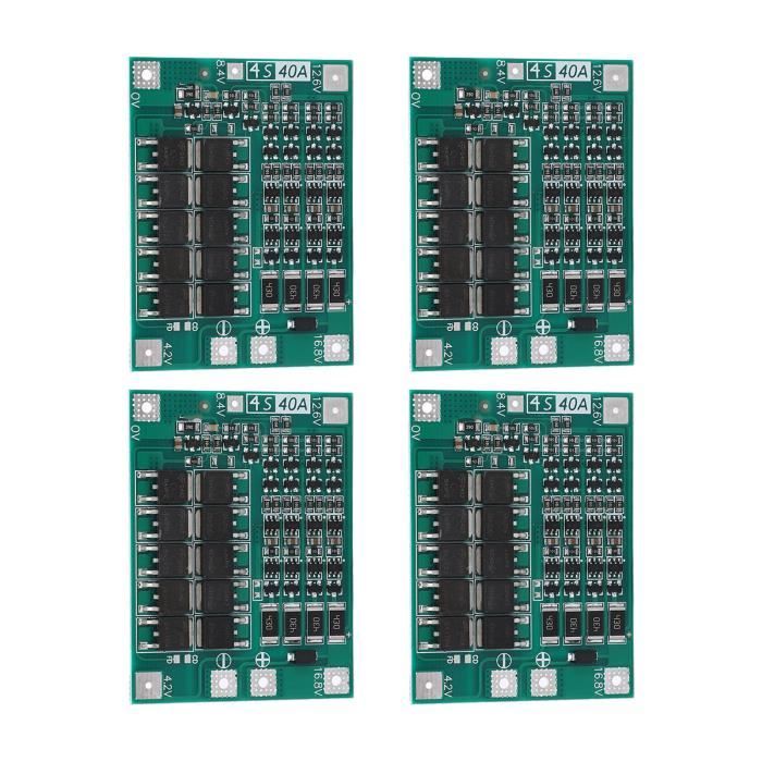 Module Cellule Cikonielf Carte de cellule PCB 4 pièces Module d'équilibre de batterie ...