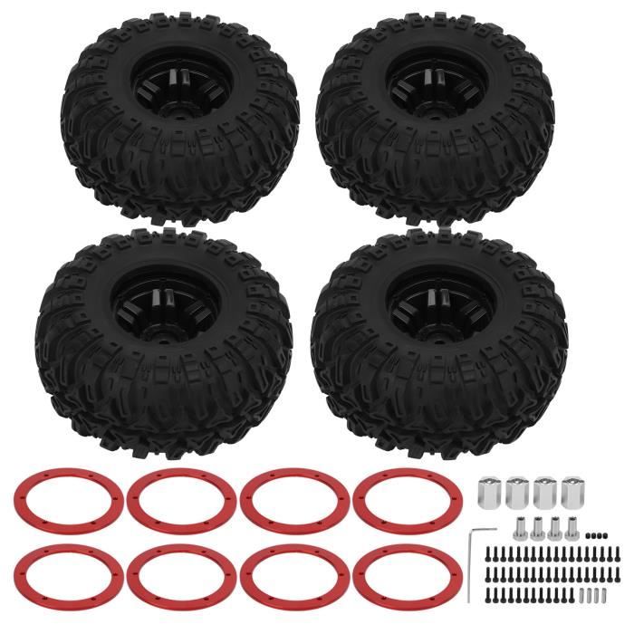 4 pneus en caoutchouc haute résistance pour voitures RC 1/10, durables 4 pneus en caoutchouc haute résistance pour voitures RC 1/10, durables