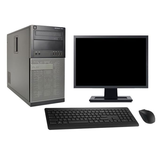 PC Tour Dell 7010 Ecran 22 Intel i3-2120 RAM 16Go Disque 500Go Windows 10 Wifi