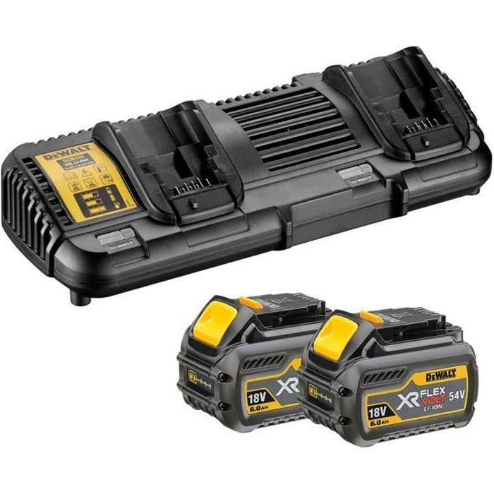 Dewalt Jeu de chargeur et batteries DCB132T2-QW 18V 4 Ah Lithium-Ion - vue 2