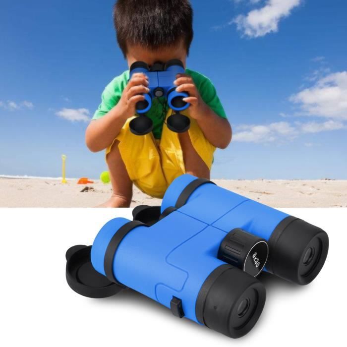 LEF Jumelles pour enfants 8X design lapin détachable Jumelles pour enfants jouet avec sifflet