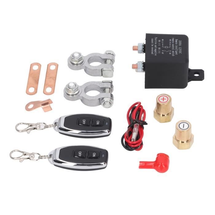 Interrupteur Coupure Batterie Voiture Avec Télécommande - 12V 120A, Portée 50 M, Installation Facile