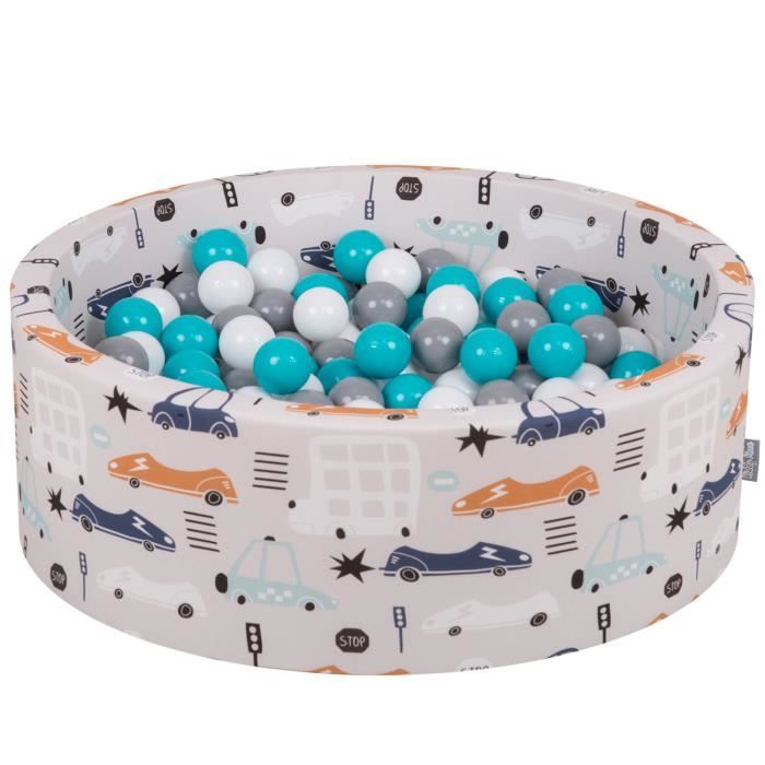 Kiddymoon Piscine A Balles 90x30cm 0 Balles 7cm Pour Bebe Rond Fabrique En Ue Beige Cdiscount Jeux Jouets