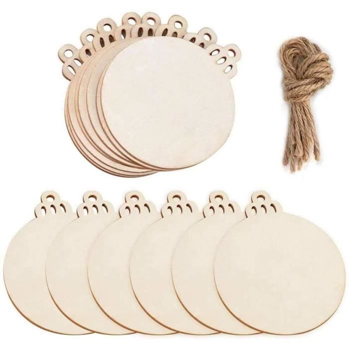 Lot De 10 Demi-boules De 40 Mm En Bois Brut De Hêtre, Non Traité